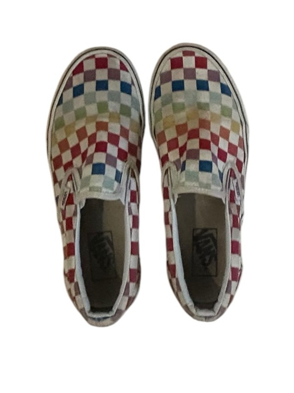 Vans Kids Multicolor Checkerboard Slip-On Sneakers - Picture 2 of 7